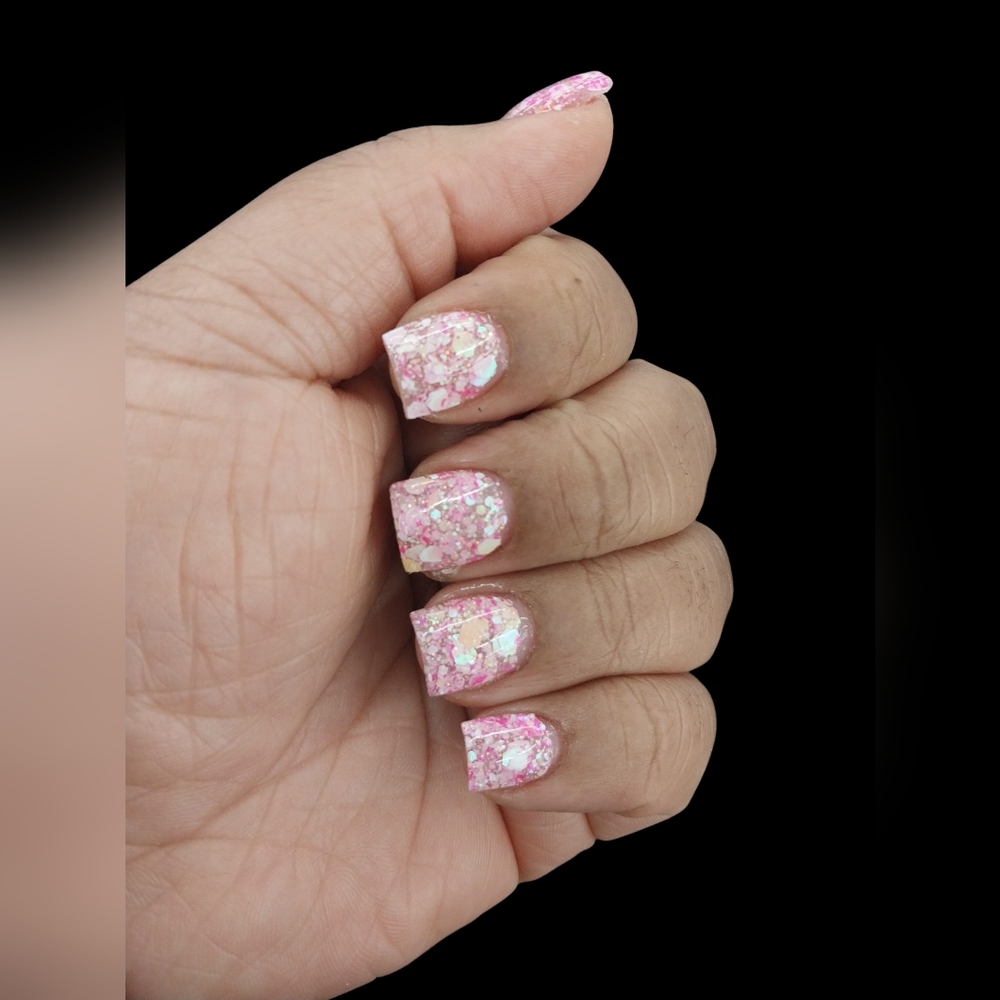Love potion glitter acrylic